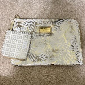 Lily Bloom Metallic Gold and Silver Bag Set